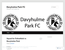 Tablet Screenshot of dpfc.wordpress.com