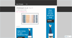 Desktop Screenshot of chloebergson.wordpress.com