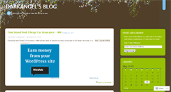 Desktop Screenshot of darkangelny.wordpress.com