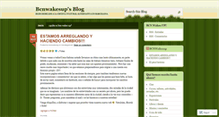 Desktop Screenshot of bcnwakesup.wordpress.com