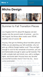 Mobile Screenshot of michadesign.wordpress.com