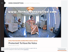 Tablet Screenshot of missedconcept.wordpress.com