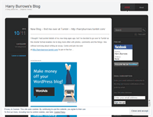 Tablet Screenshot of harryburrows.wordpress.com