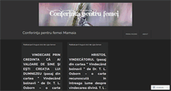 Desktop Screenshot of conferintafemei.wordpress.com