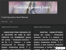 Tablet Screenshot of conferintafemei.wordpress.com