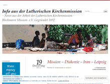 Tablet Screenshot of lutherischekirchenmission.wordpress.com