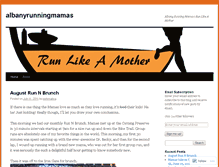 Tablet Screenshot of albanyrunningmamas.wordpress.com