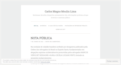 Desktop Screenshot of carlosmagnomoulin.wordpress.com