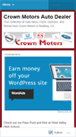 Mobile Screenshot of crownmotors.wordpress.com