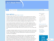 Tablet Screenshot of cjducky.wordpress.com