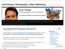 Tablet Screenshot of julesdesignca.wordpress.com