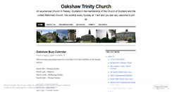 Desktop Screenshot of oakshawtrinity.wordpress.com
