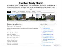 Tablet Screenshot of oakshawtrinity.wordpress.com