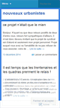 Mobile Screenshot of nouveauxurbanistes.wordpress.com