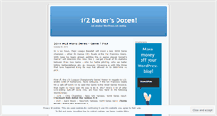 Desktop Screenshot of halfbakersdozen.wordpress.com