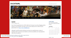 Desktop Screenshot of ducatigirl.wordpress.com