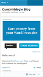 Mobile Screenshot of cunxinhblog.wordpress.com