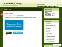 Tablet Screenshot of cunxinhblog.wordpress.com