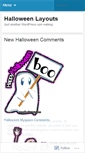 Mobile Screenshot of halloweenlayouts.wordpress.com
