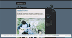 Desktop Screenshot of monoaural.wordpress.com