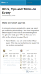 Mobile Screenshot of evonyhints.wordpress.com