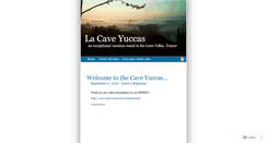 Desktop Screenshot of caveyuccas.wordpress.com