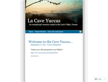 Tablet Screenshot of caveyuccas.wordpress.com