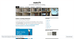Desktop Screenshot of metro70.wordpress.com