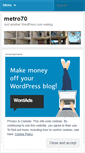 Mobile Screenshot of metro70.wordpress.com