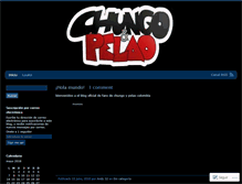 Tablet Screenshot of chungoypelao.wordpress.com