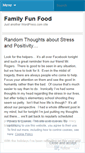 Mobile Screenshot of familyfunfood.wordpress.com