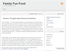 Tablet Screenshot of familyfunfood.wordpress.com