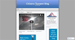 Desktop Screenshot of citizenstsunami.wordpress.com