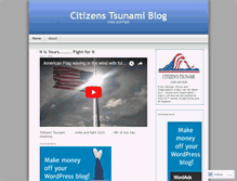 Tablet Screenshot of citizenstsunami.wordpress.com