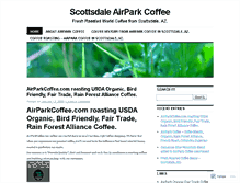 Tablet Screenshot of airparkcoffee.wordpress.com