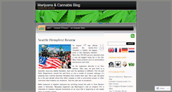 Desktop Screenshot of marijuanacannabis.wordpress.com