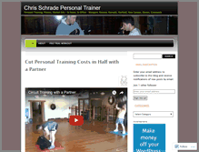Tablet Screenshot of chrisschrade.wordpress.com