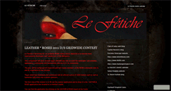 Desktop Screenshot of lefetiche.wordpress.com