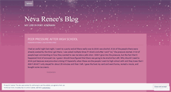 Desktop Screenshot of nevarenee.wordpress.com