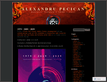 Tablet Screenshot of alexandrupecican.wordpress.com