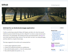 Tablet Screenshot of bithub.wordpress.com