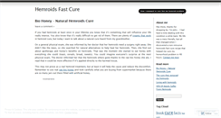 Desktop Screenshot of hemroidsfastcure.wordpress.com