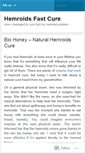 Mobile Screenshot of hemroidsfastcure.wordpress.com