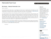 Tablet Screenshot of hemroidsfastcure.wordpress.com