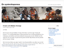 Tablet Screenshot of ensysterskapsresa.wordpress.com