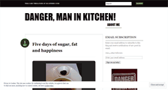 Desktop Screenshot of maninkitchen.wordpress.com