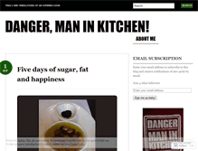 Tablet Screenshot of maninkitchen.wordpress.com