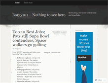 Tablet Screenshot of borgy101.wordpress.com