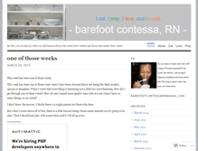 Tablet Screenshot of barefootcontessarn.wordpress.com