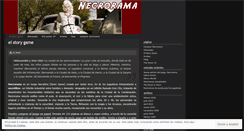 Desktop Screenshot of necrorama.wordpress.com